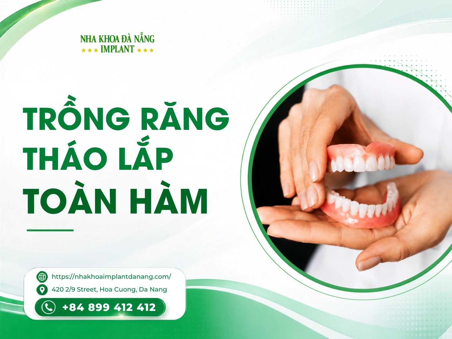 Trồng răng tháo lắp toàn hàm