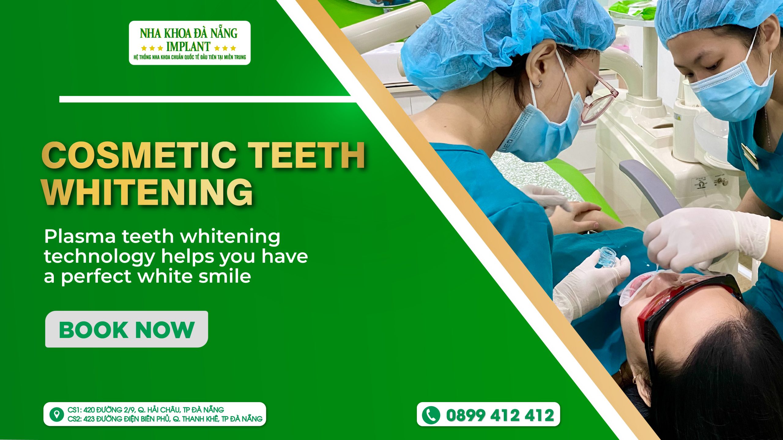 Cosmetic teeth whitening