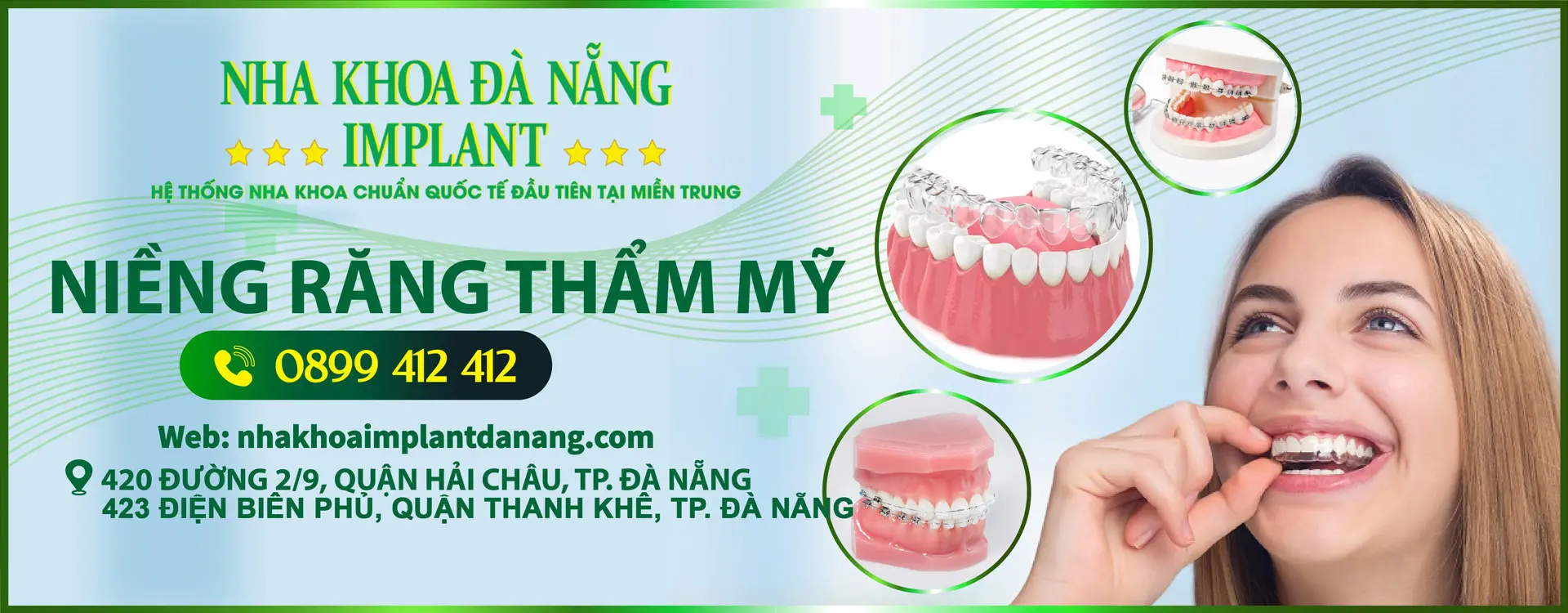 Niềng răng thẩm mỹ - Nha khoa Đà Nẵng Implant