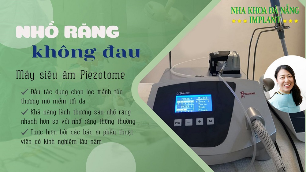 Nhổ răng khôn không đau bằng máy siêu âm Piezotome