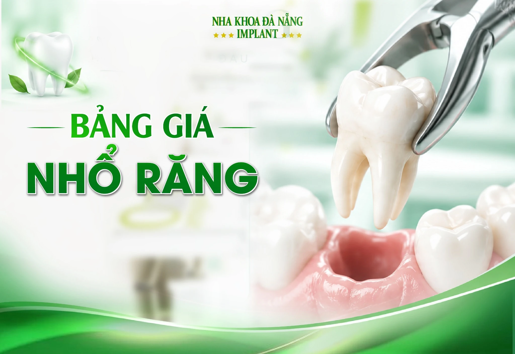 Bảng giá dịch vụ Nhổ răng
