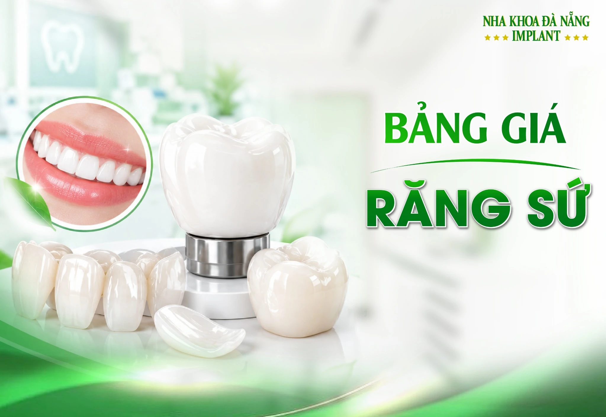 Bảng giá dịch vụ răng sứ