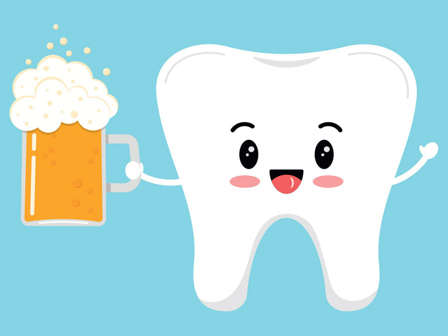 Sau khi tẩy trắng răng có được uống bia không