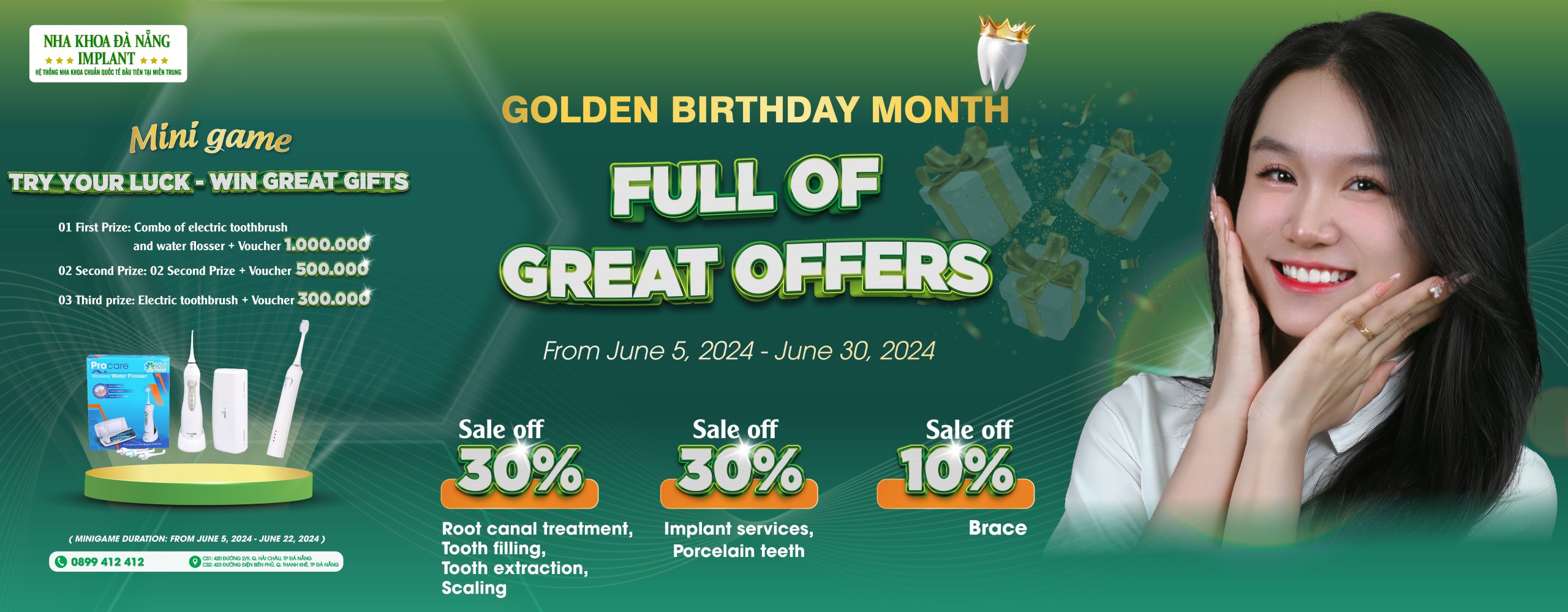 GOLDEN BIRTHDAY MONTH - FULL OF GREAT OFFERS 