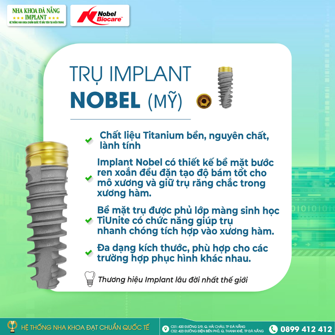 trụ Implant Nobel Biocare