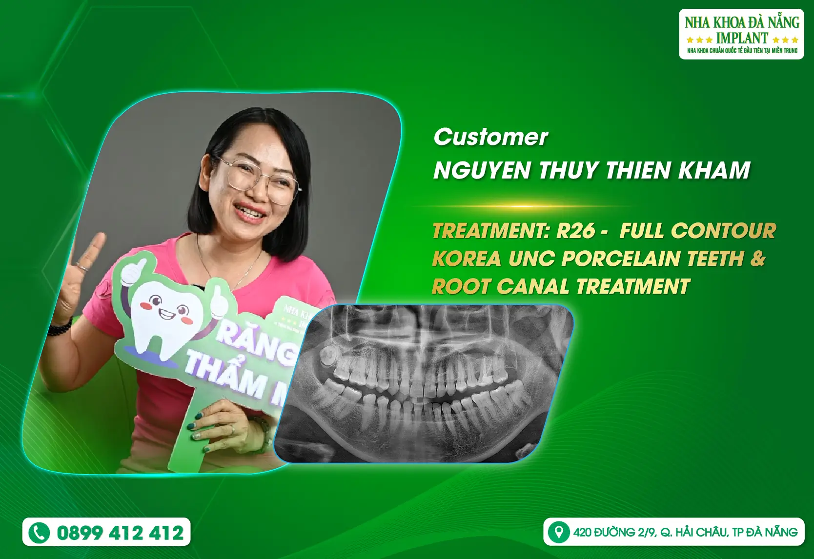 [Feedback] How much do customers love Danang Implant Dental Clinic?