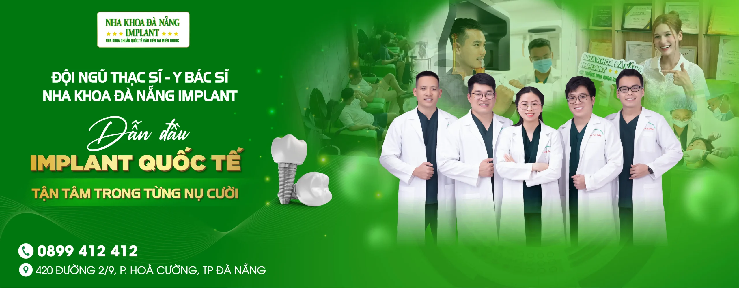 Đội ngũ Thạc sĩ - Bác sĩ tại Nha Khoa Đà Nẵng Implant