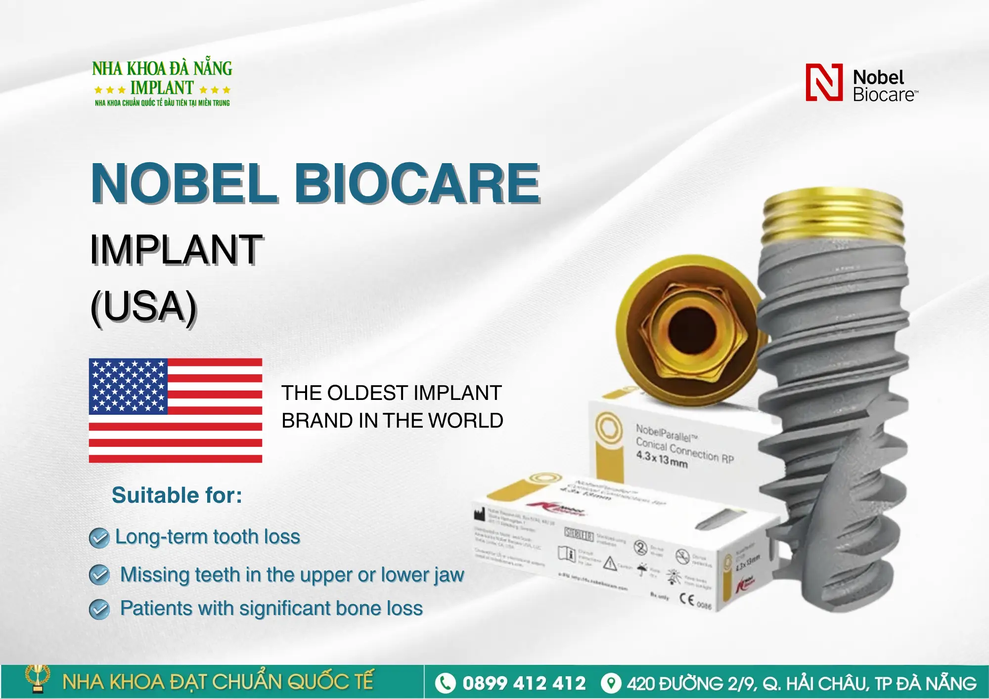 5 Characteristics of Nobel Biocare Implant – A tooth restoration solution widely chosen by customers
