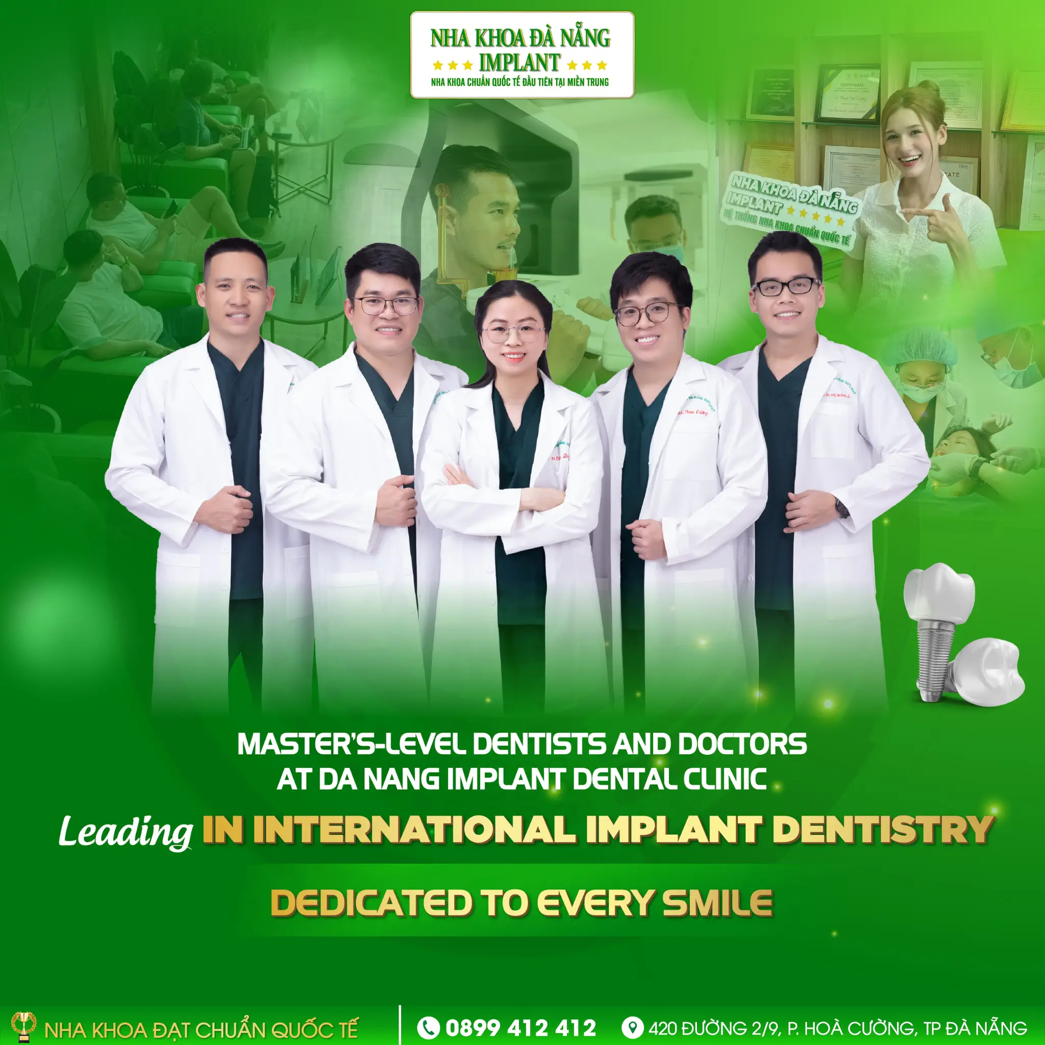 5 Characteristics of Nobel Biocare Implant – A tooth restoration solution widely chosen by customers 16 Team of Masters and Doctors at Da Nang Implant Dental Clinic