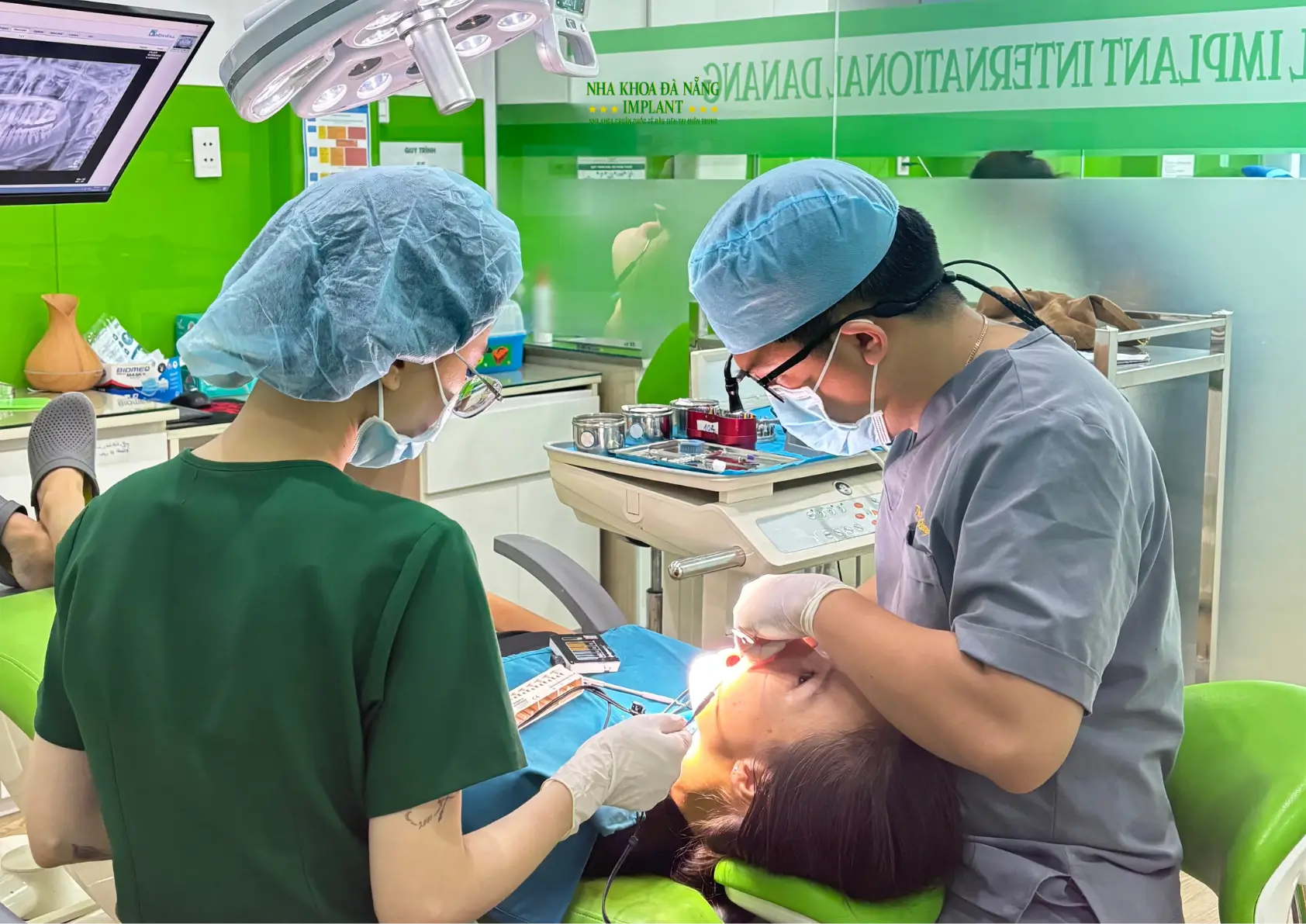 Phòng điều trị riêng tư, khách hàng hoàn toàn thoải mái