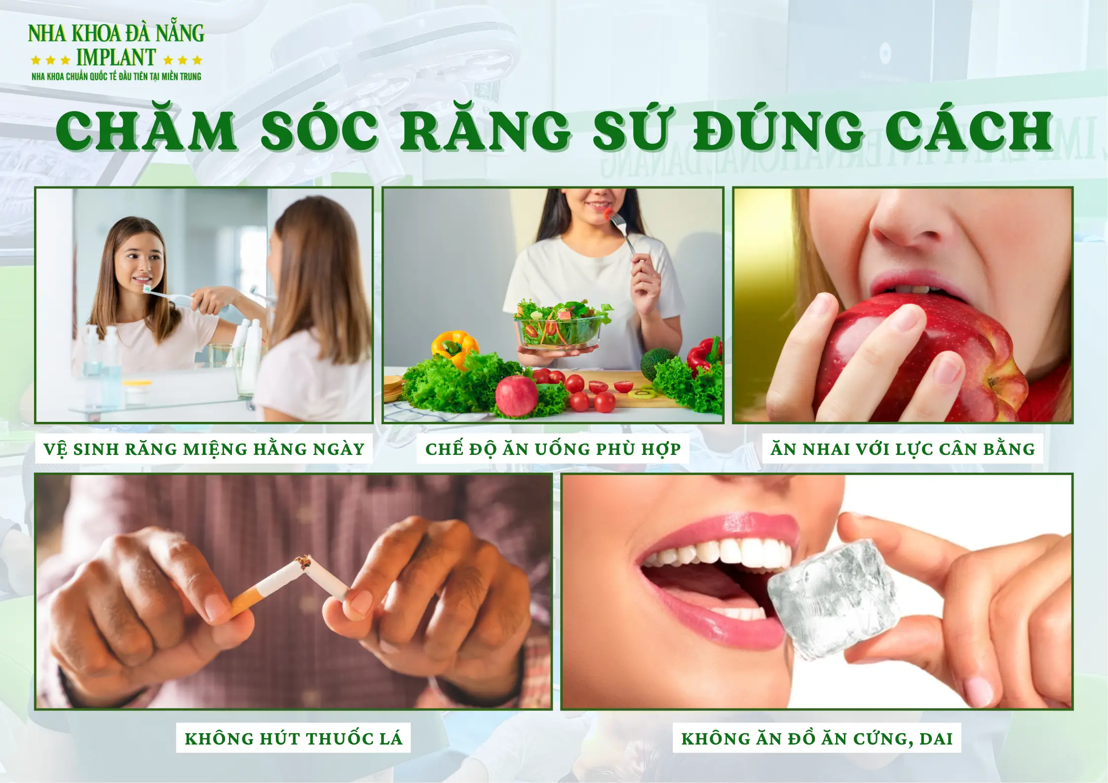 Các biện pháp bảo vệ răng sứ bền lâu