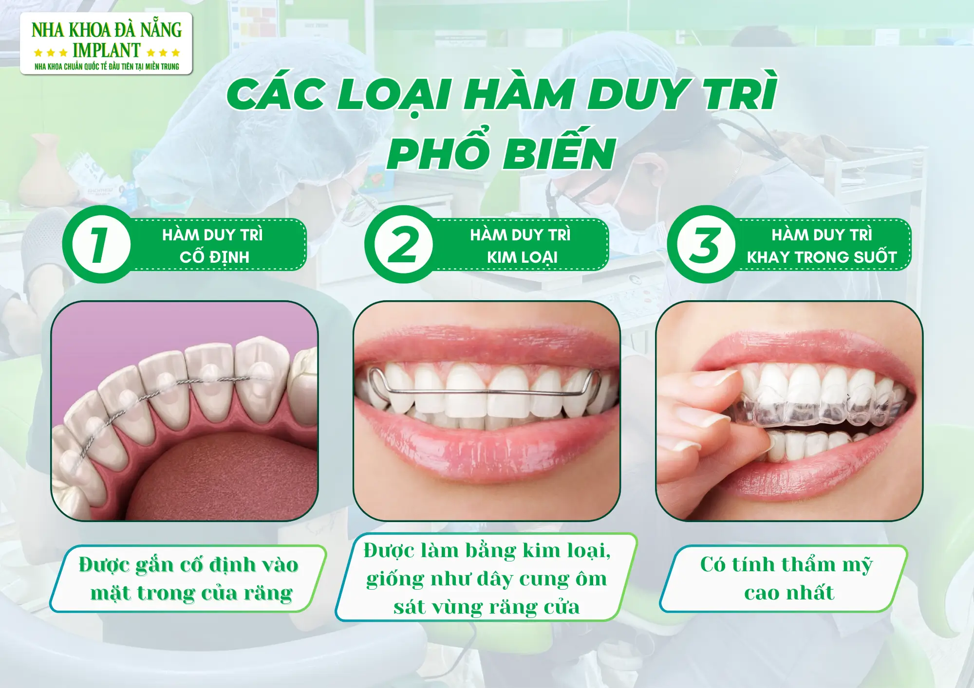 Lựa chọn hàm duy trì phù hợp