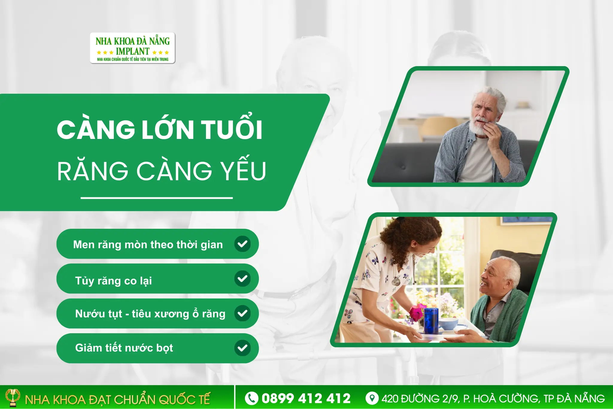 Vì sao răng càng lớn tuổi càng yếu?