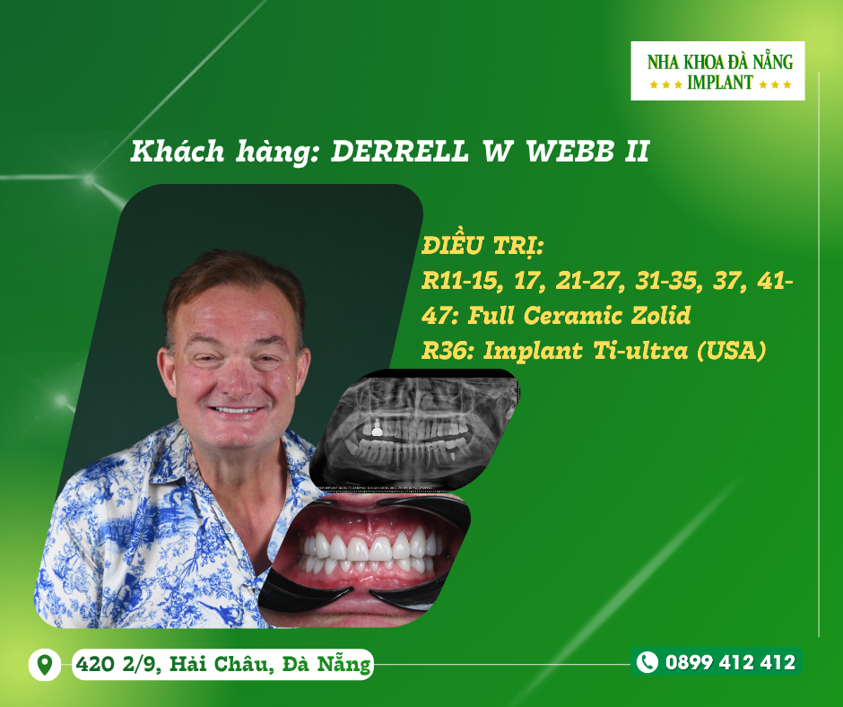 Khách hàng: DERRELL W WEBB II