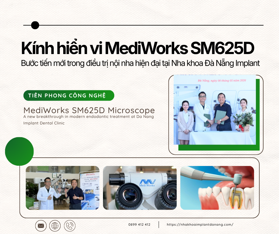 Kính hiển vi MediWorks SM625D – Bước tiến mới trong điều trị nội nha hiện đại tại Nha khoa Đà Nẵng Implant