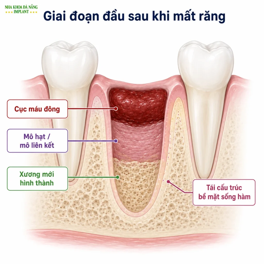 Tiêu Xương Hàm Sau Khi Mất Răng! Nhiều Người Không Nhận Ra 9 Giai đoạn đầu sau mất răng