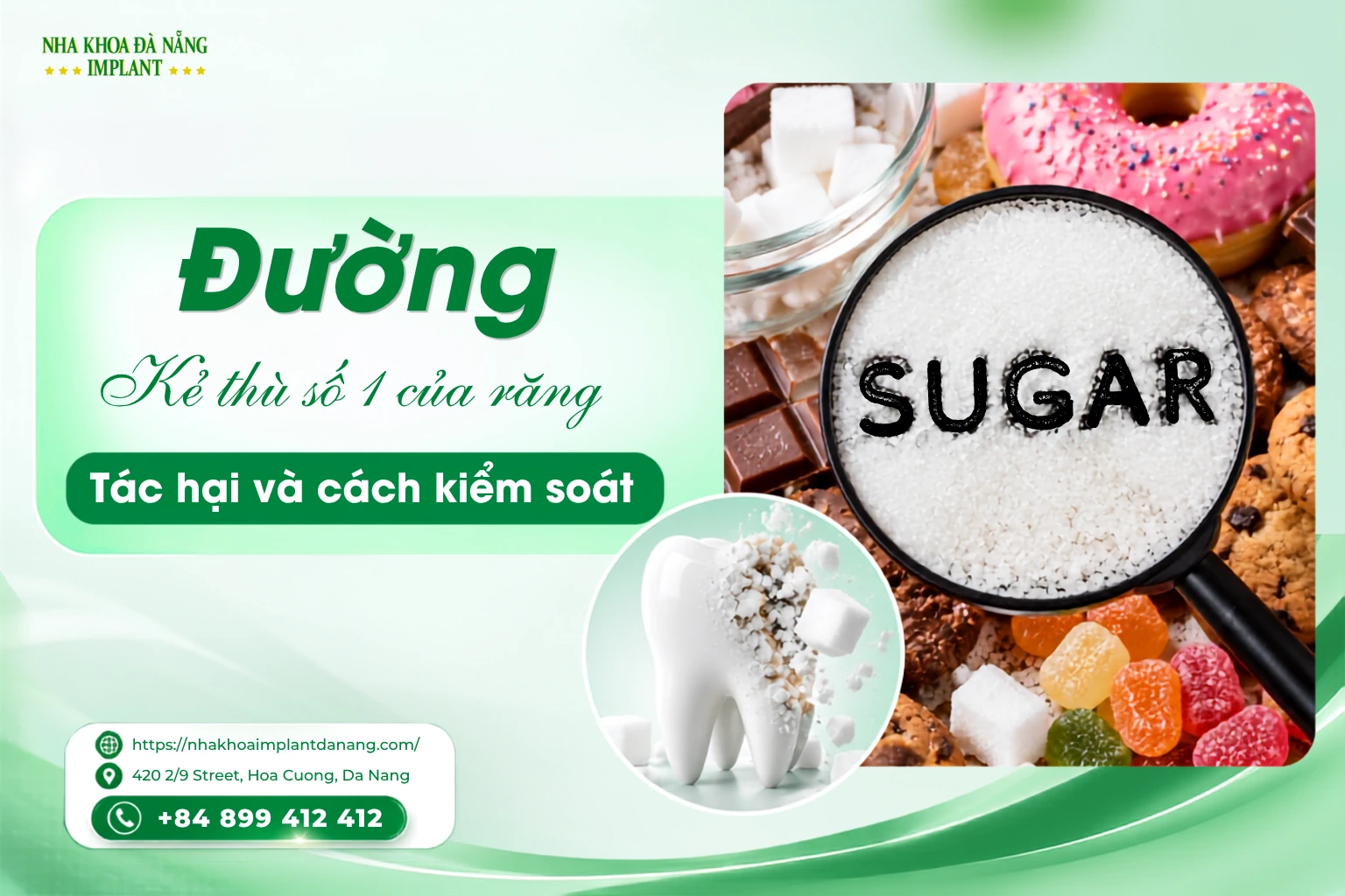 Đường – Kẻ thù số 1 của răng: Tác hại và cách kiểm soát