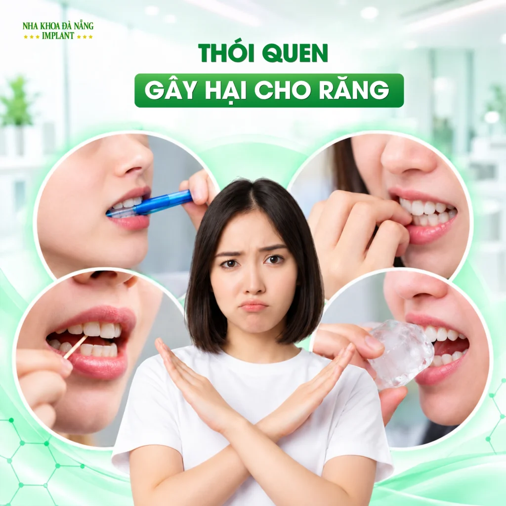 Thói quen gây gại cho răng