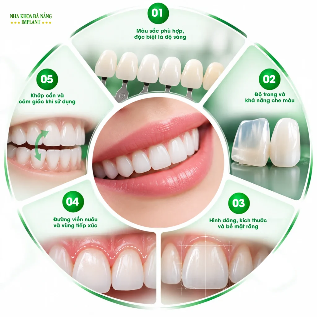 Làm Răng Sứ Một Chiếc: Làm Sao Để Hài Hòa Với Các Răng Bên Cạnh? 10 5 yếu tố giúp răng sứ hài hòa với răng thật